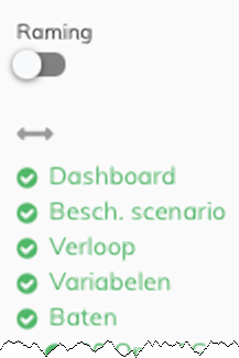 Zichtbaarheid schakelaar Zichtbaarheid schakelaar